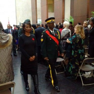 Newly elected MP Celina Caesar-Chavannes, seen at a Black veterans event.