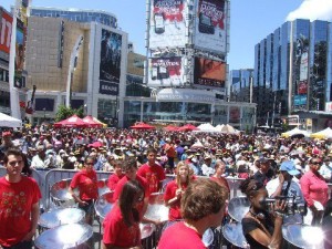 Eyes asks Mayor John Tory why it’s okay for events like Carnival to use Yonge-Dundas Square but not a youth religious organization.