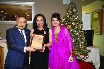 Dr. Sadlier honoured by ethnic press