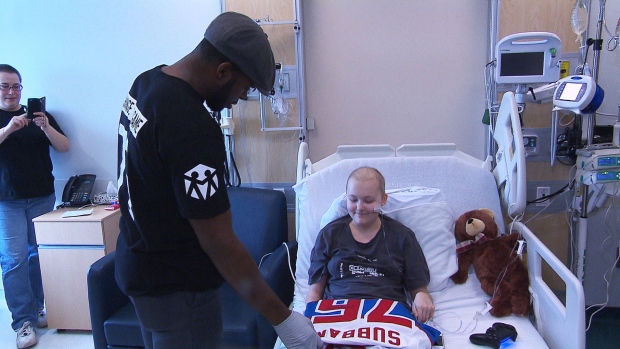 Subban scores again for kids’ hospital