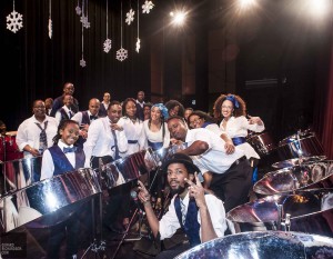 The fresh faces of pan Young members of Afropan lit up Snowflakes on Steel last weekend as the 19th rendition of the winter extravaganza heated up P.C. Ho Theatre. More photos, Gerard Richardson photo.