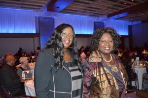 Grenada-born Dr. Jean Augustine and Honourary Grenada Consul General C.J. Augustine-Kanu at the Black History Month launch. Gerald V. Paul photo.