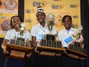 ) Assana Thompson-Runner Up (C) Chaunte Blackwell-Champion (R) Jadaqae Johnson 3rd