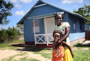 A mother and child in Jamaica who were helped by Food For The Poor. By Gerald V. Paul