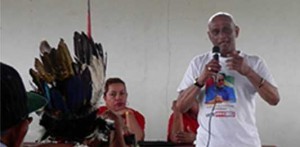While still high commissioner to Canada for Guyana, Harry Narine Nawbatt campaigns in last May’s election in Region Nine for the PPP/C which appointed him. He is suing after being dismissed last August by the current APNU-Alliance for Change government. Stabroek News photo.