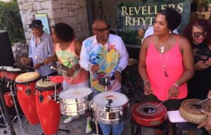 The pulsating sounds of rhythm sections were heard throughout the Toronto Botantical Garden