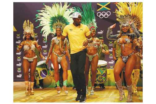 BOLT DOES THE SAMBA