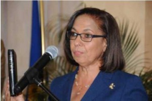Minister of Labour and Social Security Shahine Robinson