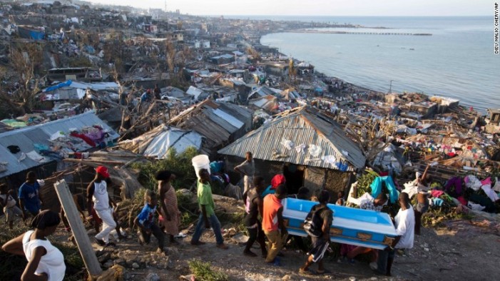 Haiti I’m sorry over 800 dead