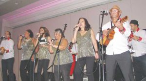 Maestrea and Friends at a recent show - Leader Tony at right