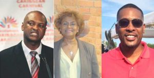 Chris Alexander FMC, Monica Pollard CAG and Jamaal Magloire TMBA