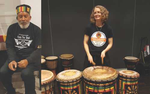 Muhtadi at the Toronto Drum-a-thon