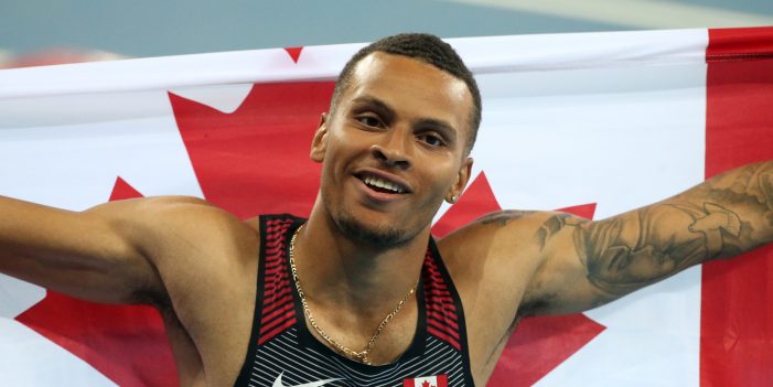 Andre De Grasse voted male athlete of the year