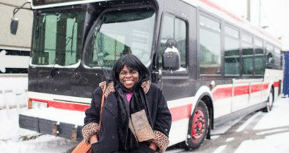 ‘Retired’ TTC bus  to become mobile shower for the homeless