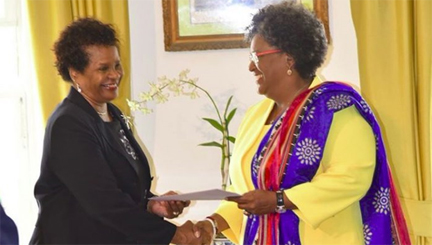 Mottley sworn in as Prime Minister of Barbados