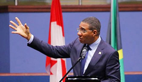 ‘We have  to pay for our development by growing our economy’  – Jamaican prime minister Holness