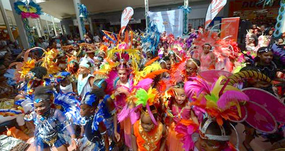 Young masqueraders show off  their costumes at media launch