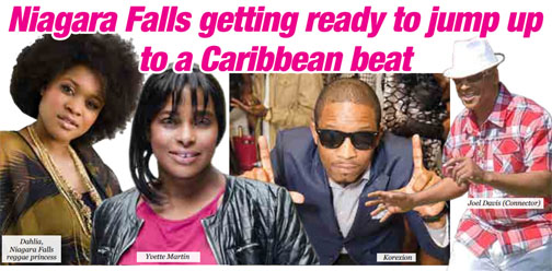 Niagara Falls  getting ready  to jump up to a Caribbean beat