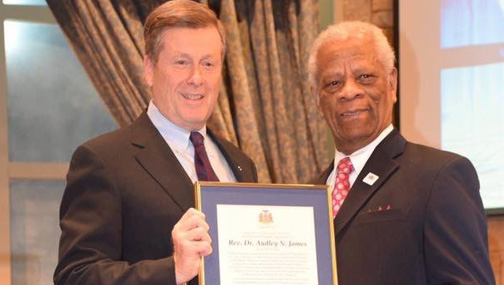 The passing of Reverend Audley James