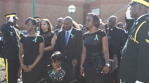 Hundreds bid last farewell to Dr. Audley James