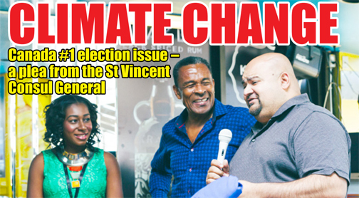 St Vincent Cousul General: “Make climate change an election issue”