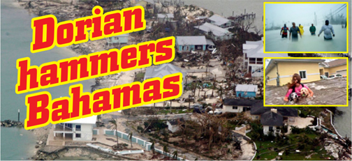 Dorian hammers Bahamas