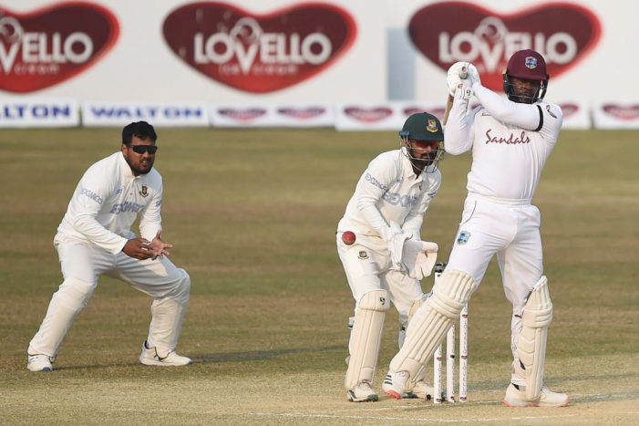 Mayers leads Windies to Test win over Bangladesh