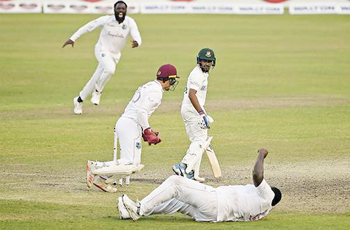 West Indies draw second Test and series with Sri Lnka
