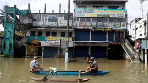 Heavy rains flood vast areas of Guyana