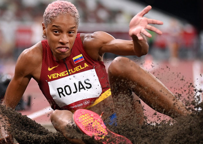 Venezuelan Yulimar Rojas is the queen of the triple jump