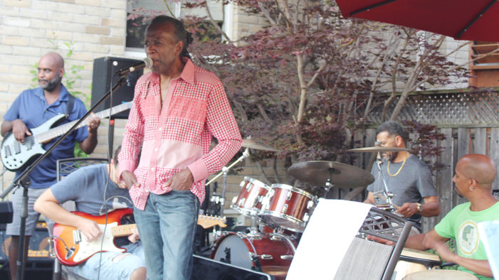 De backyard engine room with David Rudder