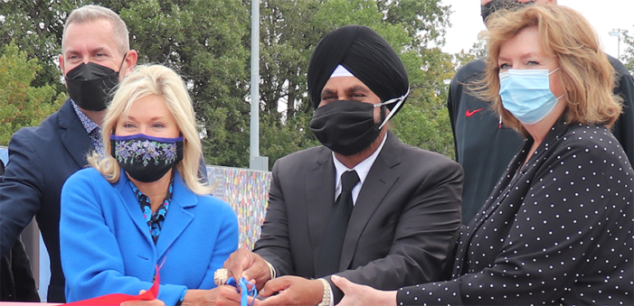 Mississauga gets four new basketball courts compliments of superfan Nav Bhatia