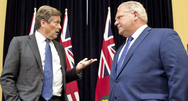 Mayor Tory’s supports Ontario vaccine passports