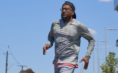 Vincent Kuber training Black, Indigenous, People of Colour athletes for success