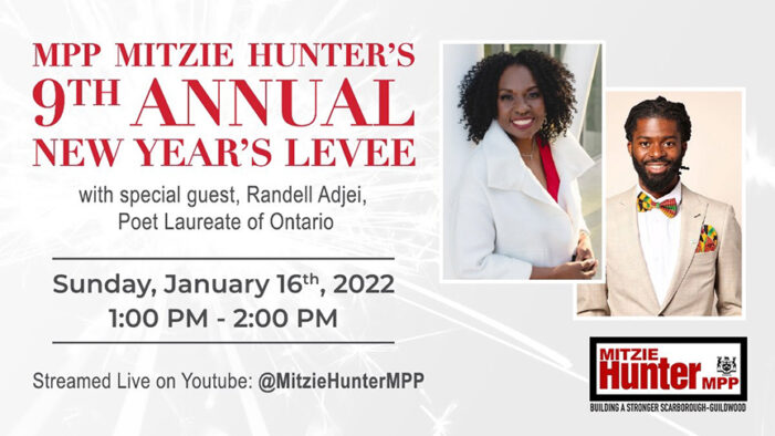 Don’t miss Mitzie Hunter’s 9th annual New Years Levee