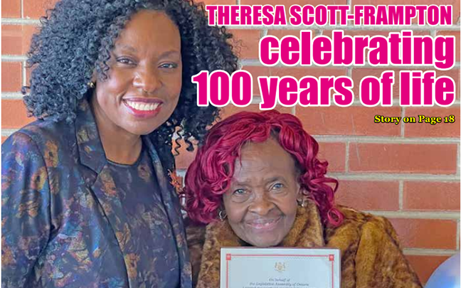 Theresa Scott-Frampton’s about to hit the 100-year mark