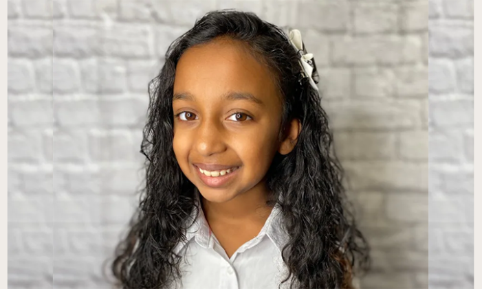 Nine-year-old Adriana Jackson makes her business count by giving back