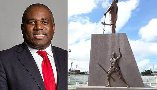 UK Labour MP David Lammy says the protagonists the 1823 slave rebellion in British Guiana should be pardoned