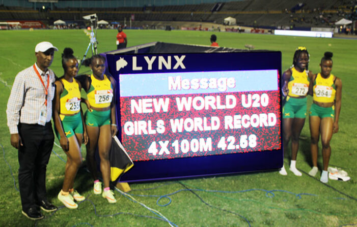 Jamaica smashed the world record at CARIFTA Games