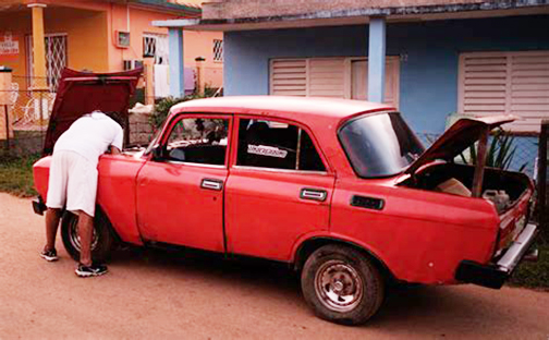 Russia war sanctions mean a struggle for Cuban car owners