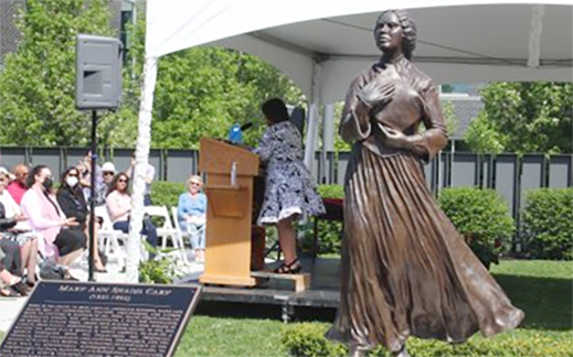Statue of Mary Ann Shadd Cary  unveiled in Windsor