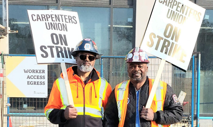 Carpenters in Ontario now on strike