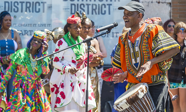 Mas was hot in Belleville on Saturday