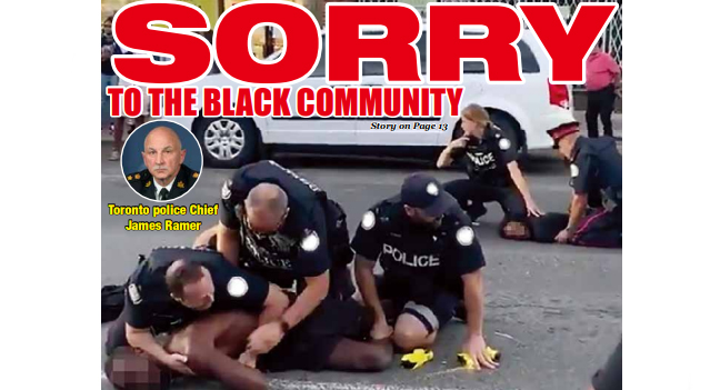 Interim Toronto police chief says sorry to the Black community