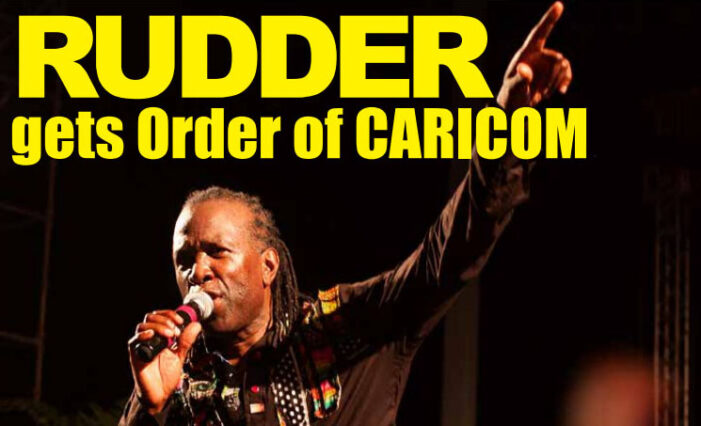 David Rudder surprised and humbled on receiving the Order of CARICOM
