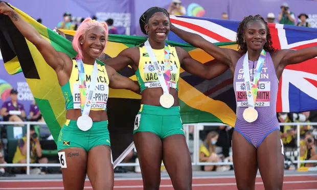 Shericka Jackson finally gets her gold