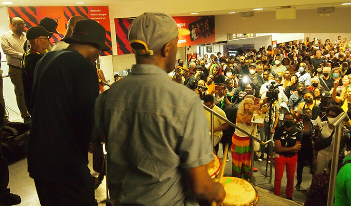 On board the Emancipation Day Underground Freedom Train 