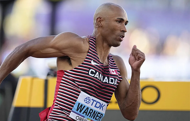 Injury sidelines Damian Warner for 6-8 weeks