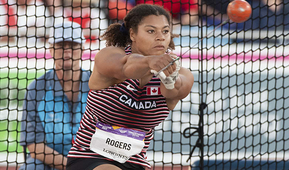 Gold for hammer thrower Camryn Rogers