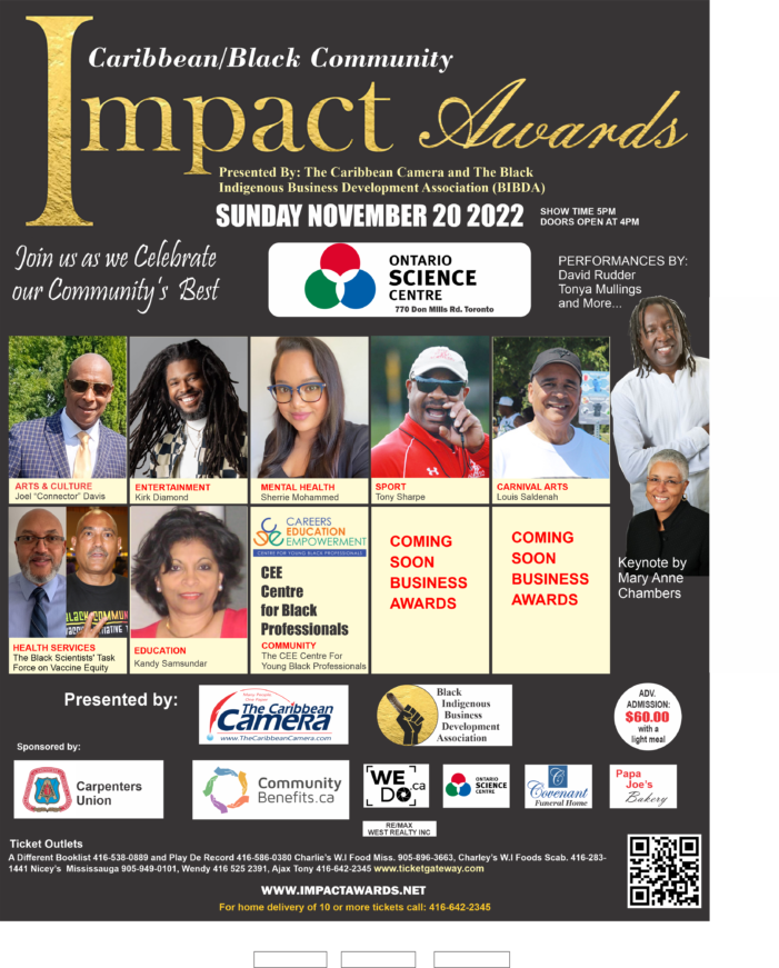 The winners at The Impact Awards are